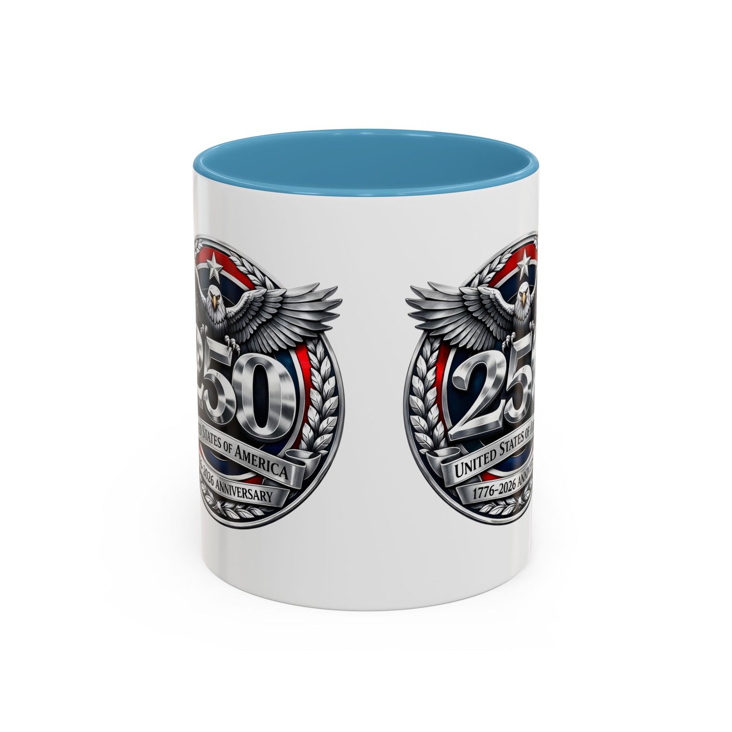 250th USA Bicentennial Eagle Coffee Mug — 1776–2026 Anniversary Accent Mug