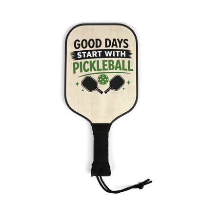 Pickleball Paddle Set — “Good Days Start With Pickleball” Kit