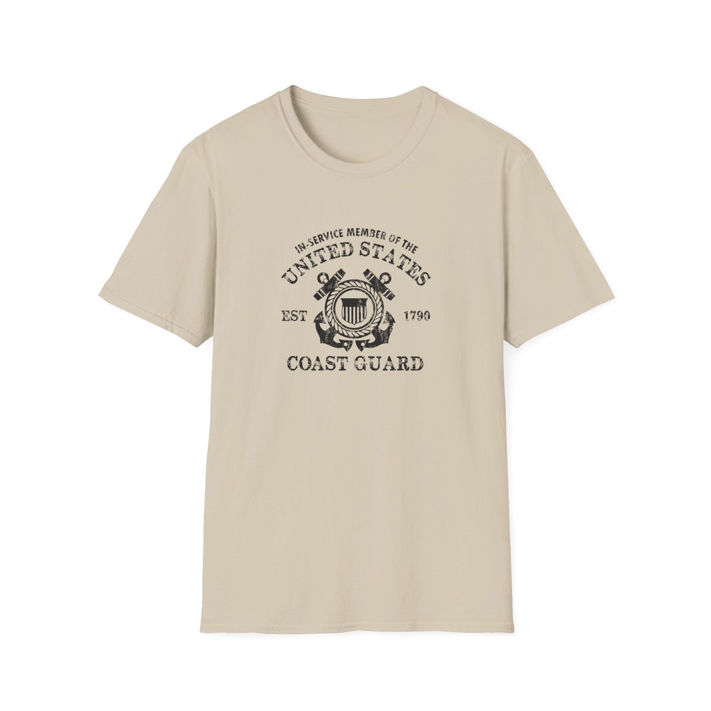In-Service Member of the United States EST 1790 Coast Guard T-Shirt