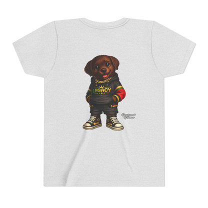 Youth Dog Tee — 'Legacy' Streetwear Puppy Graphic Shirt