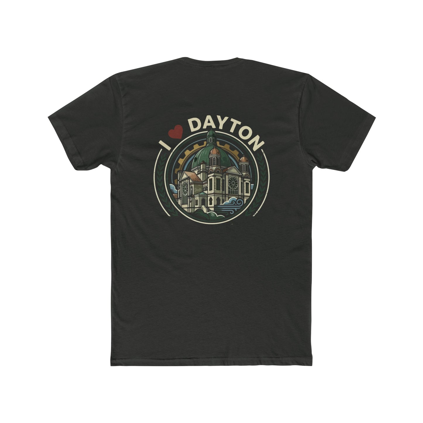 Dayton Vintage Landmark T‑Shirt — I  Dayton Cityscape Tee