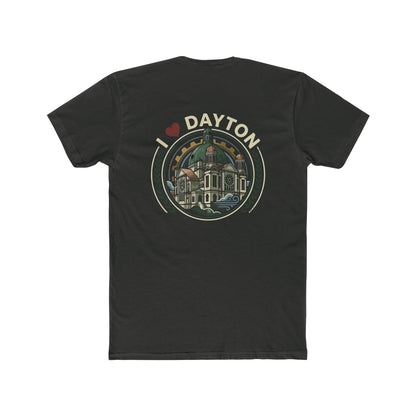 Dayton Vintage Landmark T‑Shirt — I  Dayton Cityscape Tee