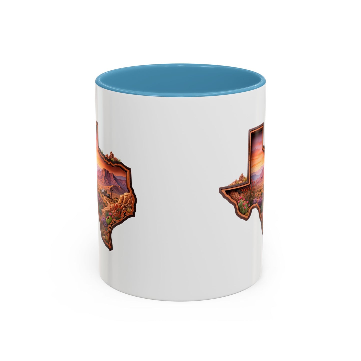 Texas Sunset Accent Coffee Mug – Scenic Lone Star State Landscape (11/15oz)