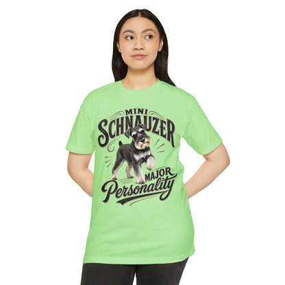 Mini Schnauzer T-Shirt — "Major Personality" Dog Lover Tee