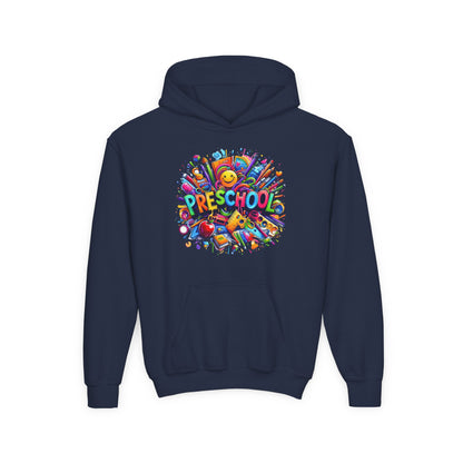 Preschool Kids Hoodie — Colorful Back-to-School Preschool Design