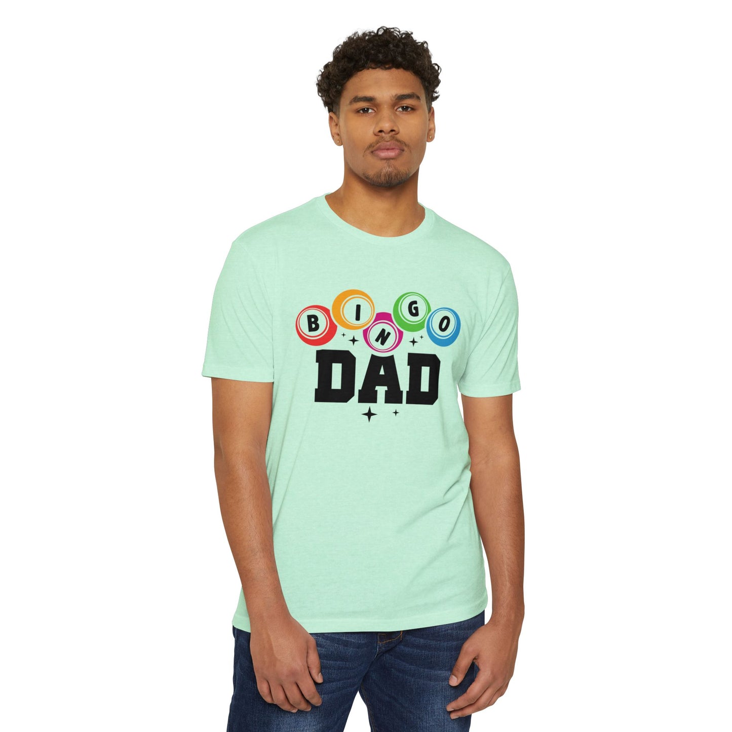 Bingo Dad T-Shirt — Retro Bingo Balls Father's Day Tee