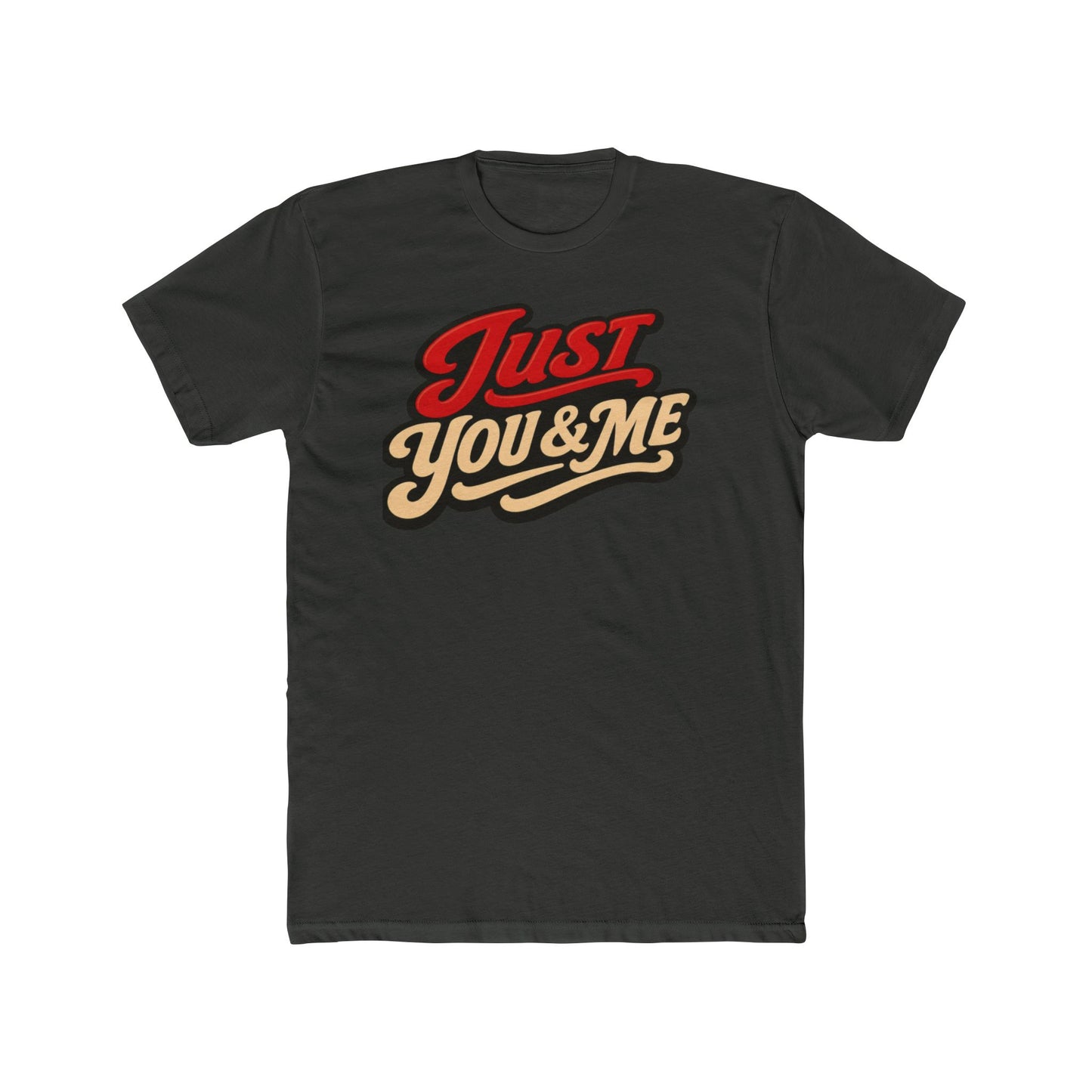 Just You & Me Graphic Tee — Retro Couples Love Shirt