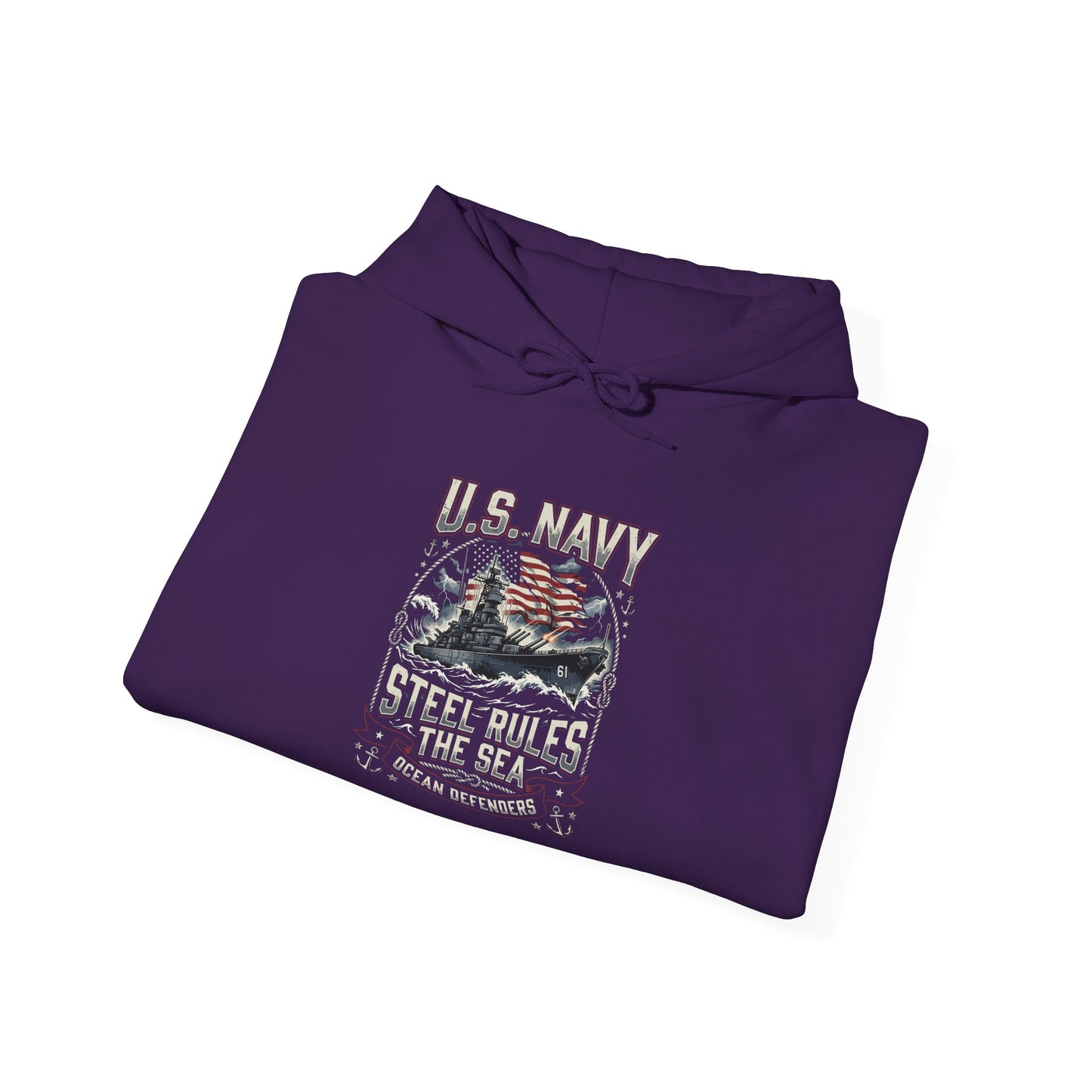 U.S. Navy Steel Rules the Sea Hoodie