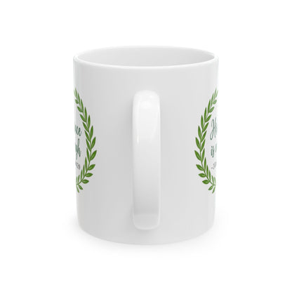 His Grace Is Enough -2 Corinthians 12:9 Ceramic Mug