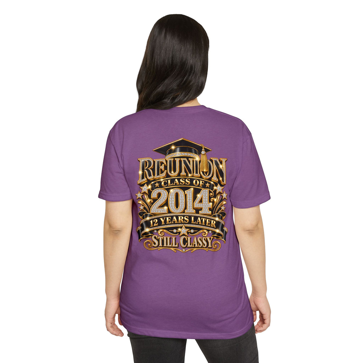 Class of 2014 Reunion T-Shirt — "12 Years Later Still Classy" Graduation Reunion Tee
