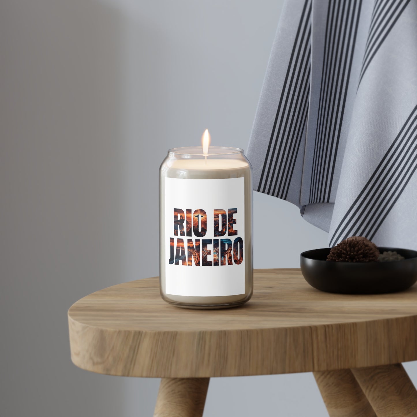 Rio de Janeiro Scented Soy Candle — 13.75 oz Tropical Beach Fragrance