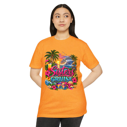 Sisters Cruise T-Shirt — Tropical Vacation Tee for Family Trips