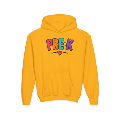 Pre-K Kids Hoodie — Colorful Cute Pre-K School Hooded Sweatshirt for Toddlers