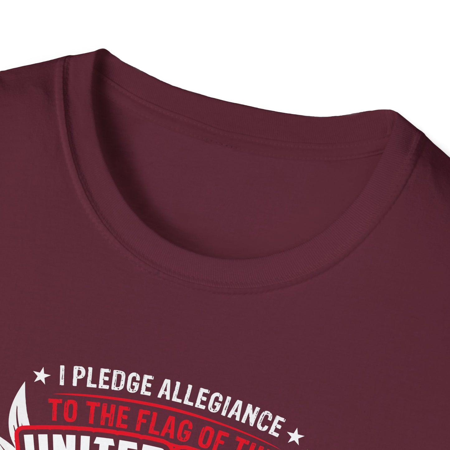 I Pledge Allegiance To the Flag of the of America The Reporlic for Which It Stands One Nation Under God Indivisible  With Liberty and Justice for All T-Shirt