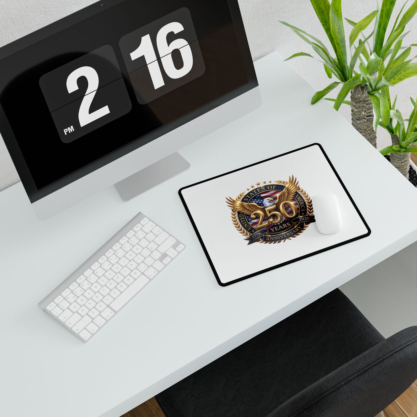 250th Anniversary USA Desk Mat — Patriotic Eagle Mousepad