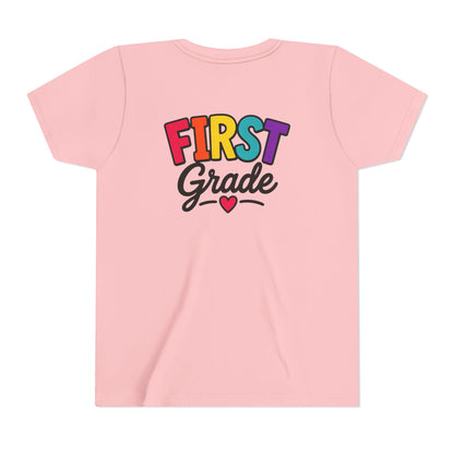 First Grade Youth T‑Shirt — Colorful Back-to-School Tee