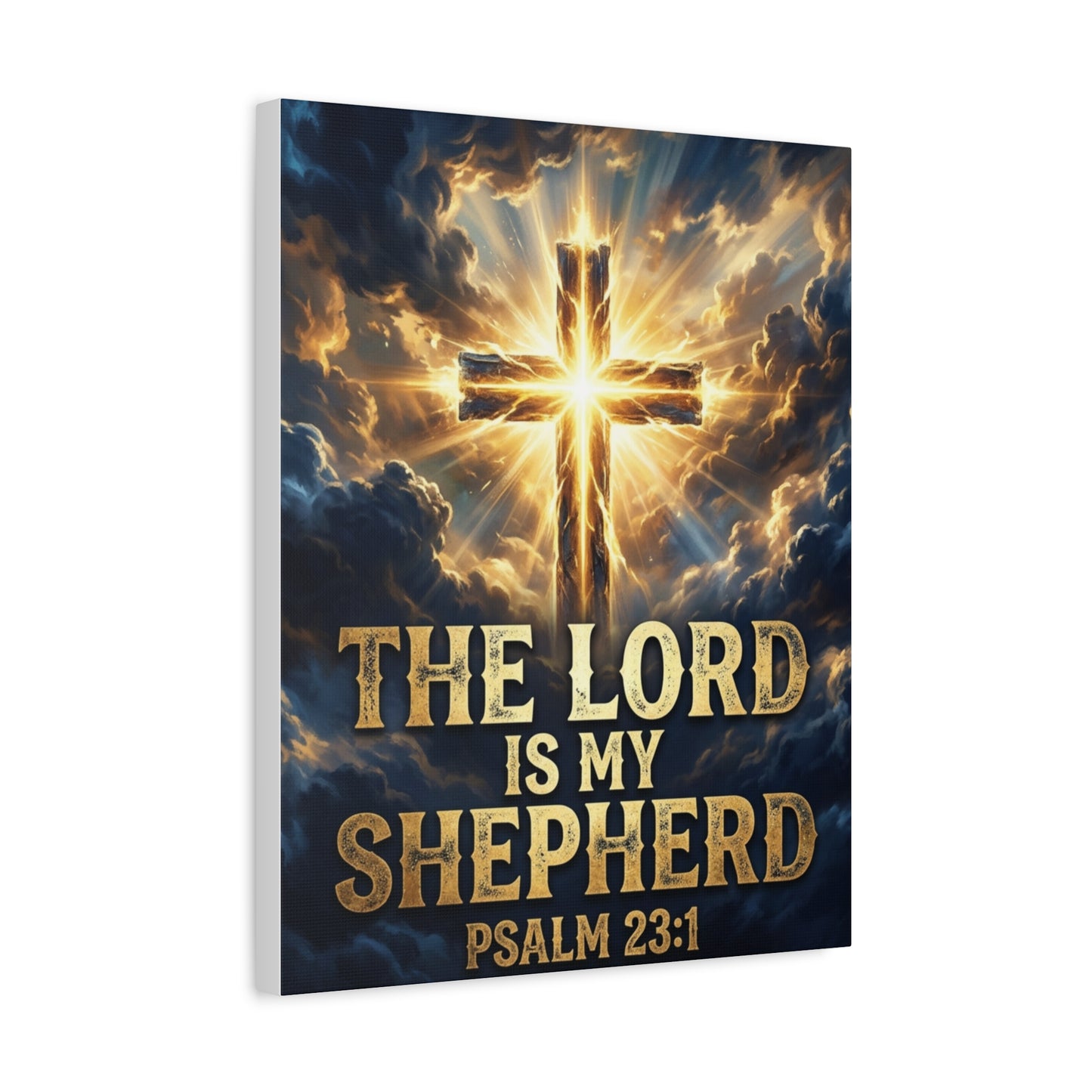 The Lord Is My Shepherd  - Psalm 23:1 Canvas Wall Art