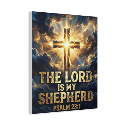 The Lord Is My Shepherd  - Psalm 23:1 Canvas Wall Art