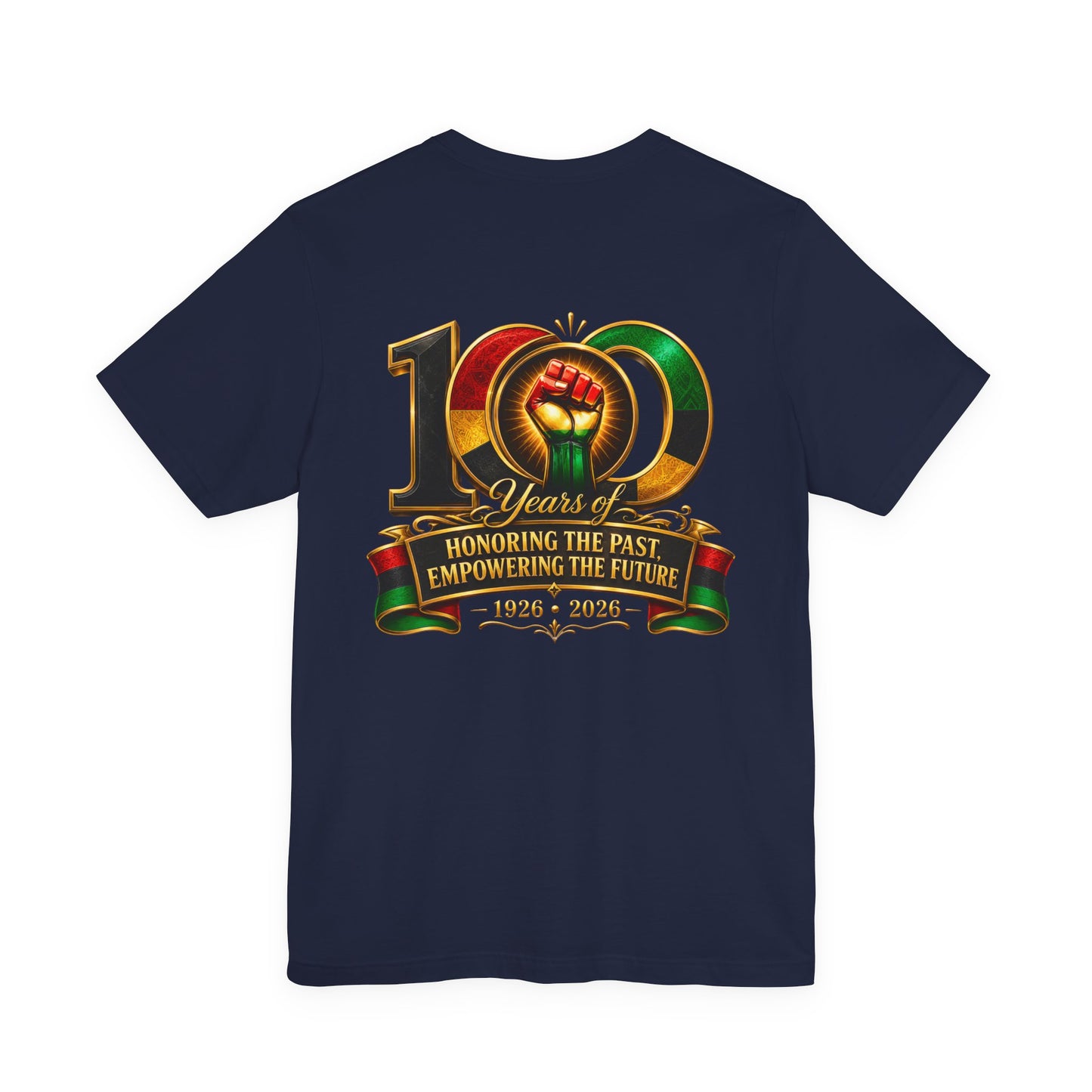 100 Years Anniversary Tee — "Honoring the Past, Empowering the Future" Centennial T-Shirt (1926–2026)