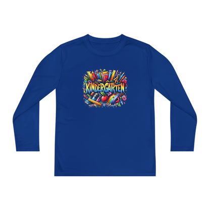 Kindergarten Crayons Youth Long Sleeve Tee