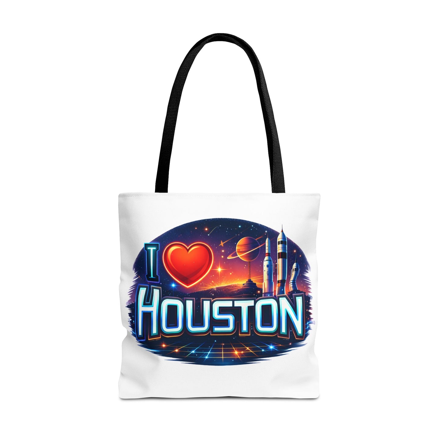 I  Houston Retro Space Tote Bag