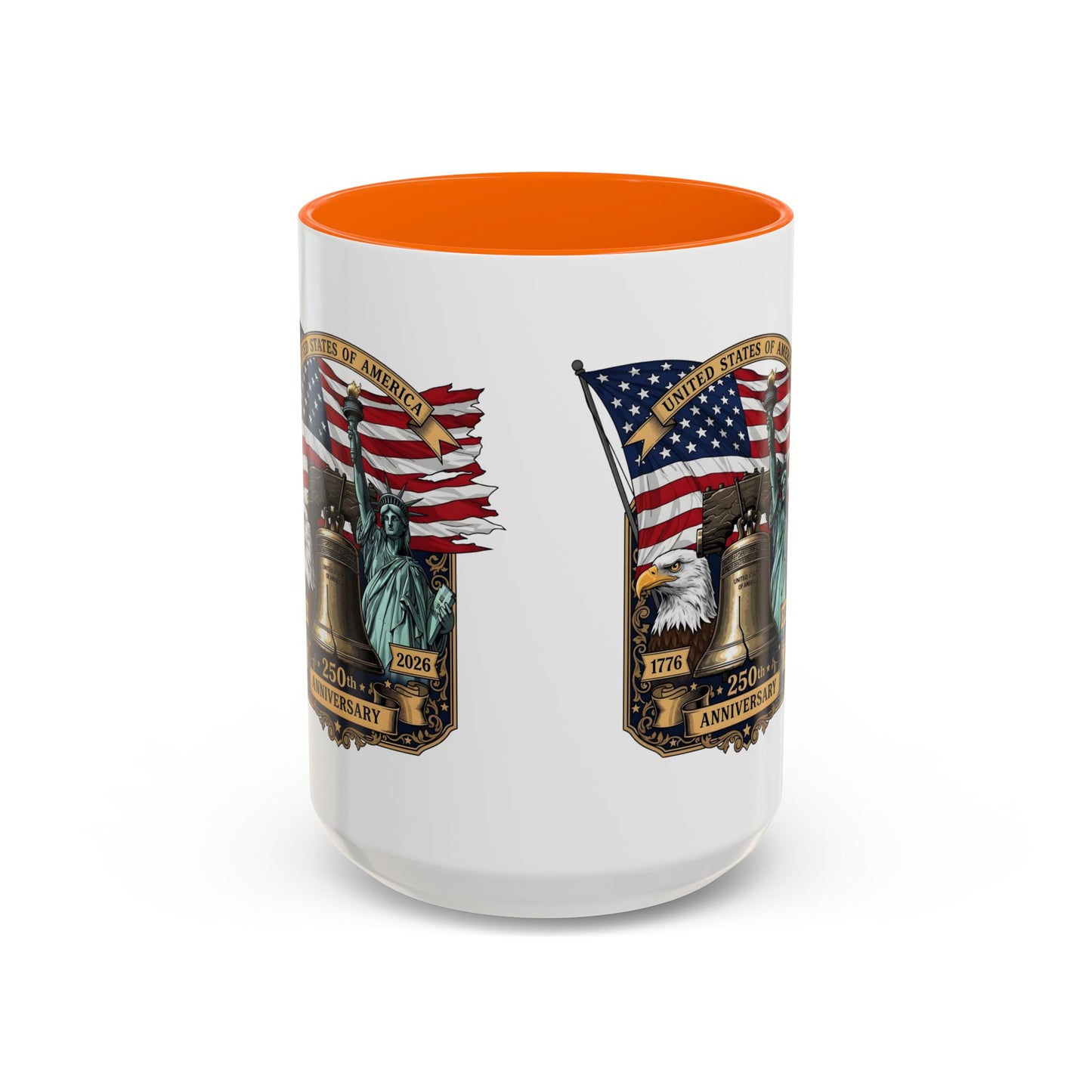 Liberty Anniversary Coffee Mug — 250th USA Celebration Accent Mug