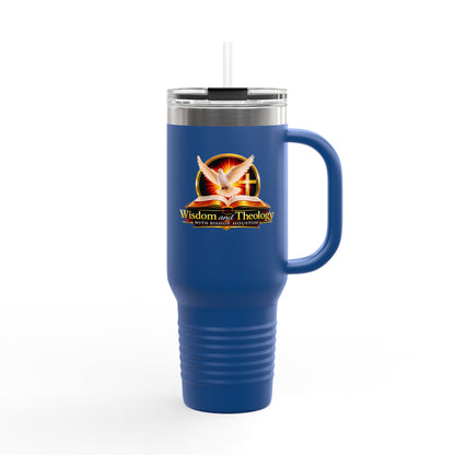 40oz Insulated Travel Mug – Wisdom & Theology Logo Stainless Steel Tumbler