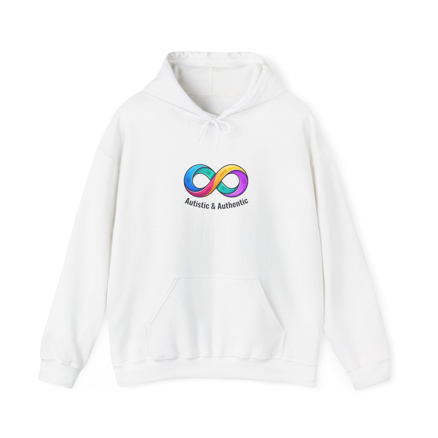 Autistic & Authentic Hoodie | neurodiversity, autistic pride