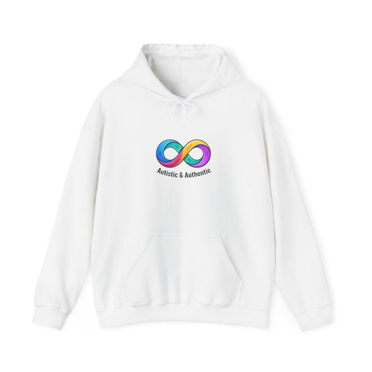 Autistic & Authentic Hoodie | neurodiversity, autistic pride