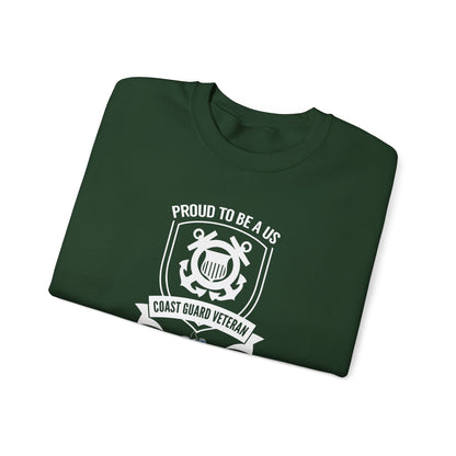 Proud to Be a US Coast Guard Veteran Sweatshirt