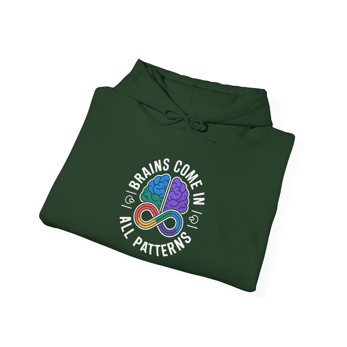 Brains Come in All Patterns Hoodie