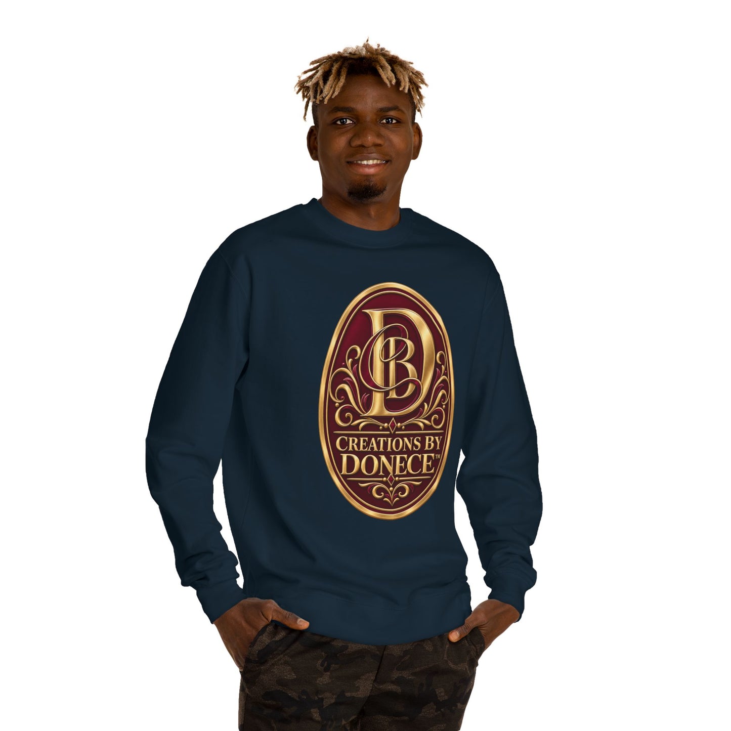 Creations By Donece Logo Sweatshirt - Vintage Gold Crest Crewneck