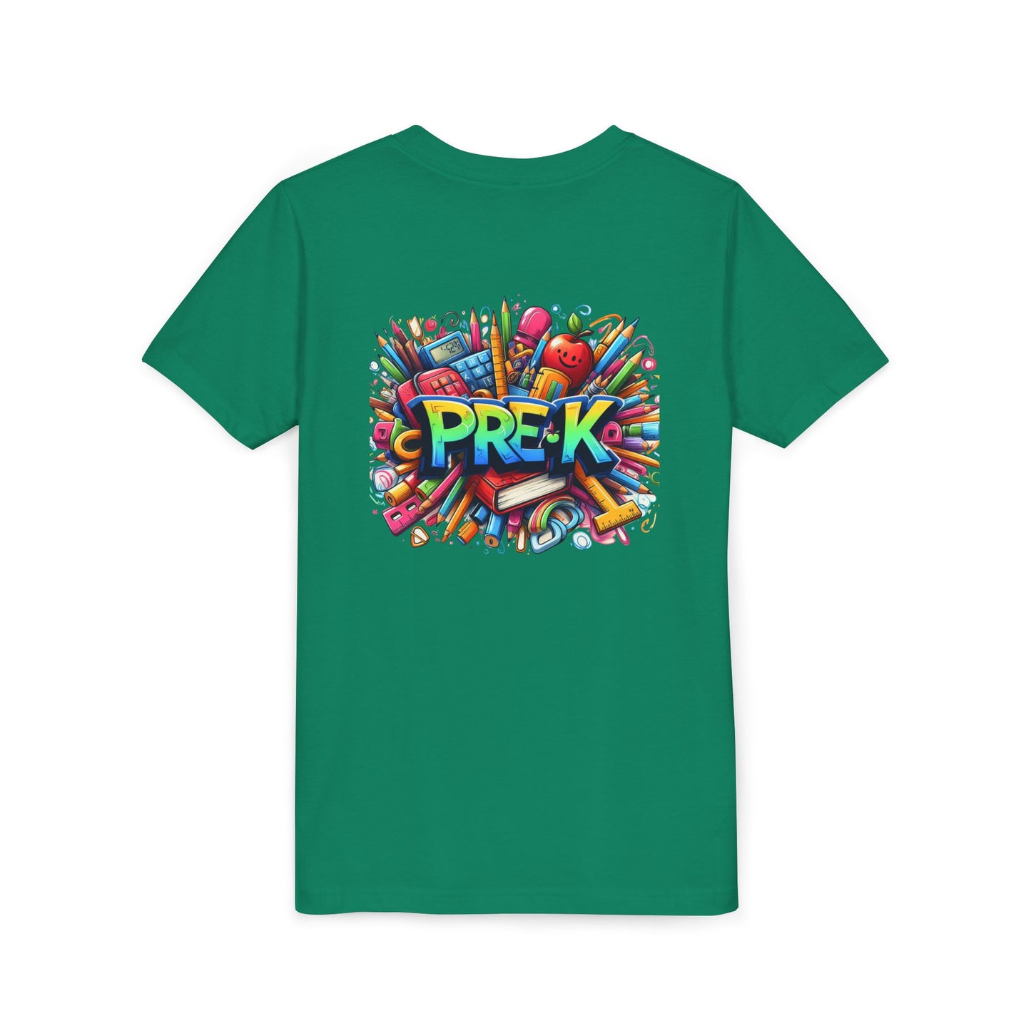 PRE-K Kids Tee — Colorful Back-to-School Pre-K Shirt for Preschoolers