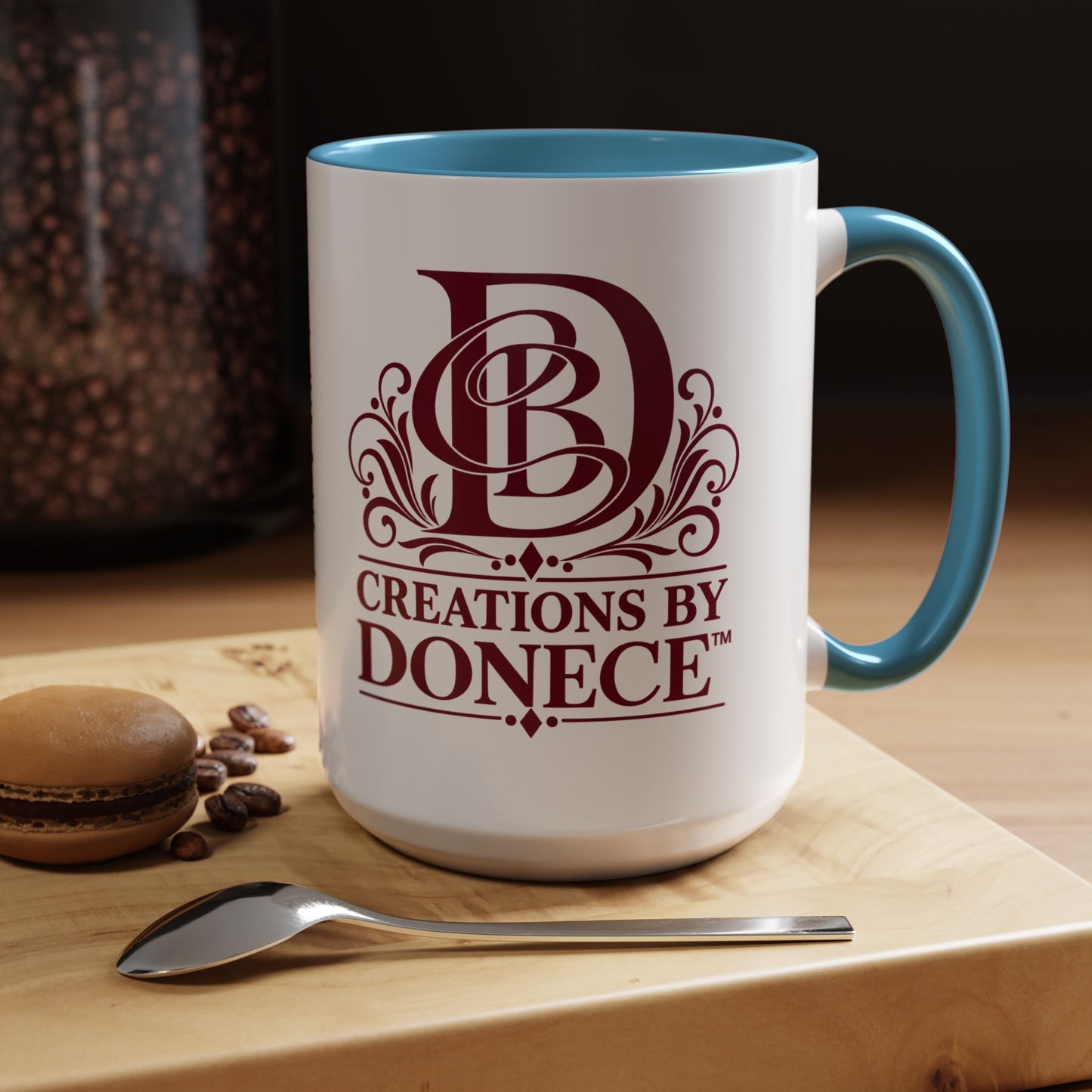 Creations by Donece Logo Accent Coffee Mug (11/15oz)