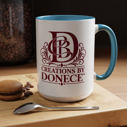 Creations by Donece Logo Accent Coffee Mug (11/15oz)