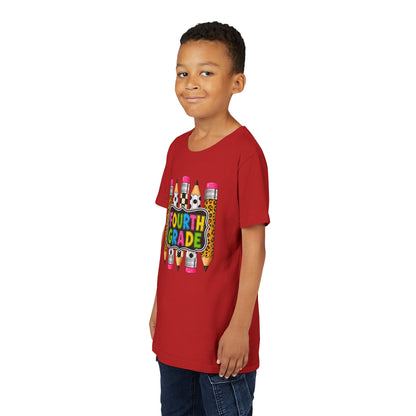 Fourth Grade Pencil Kids Tee – Back to School Youth Shirt