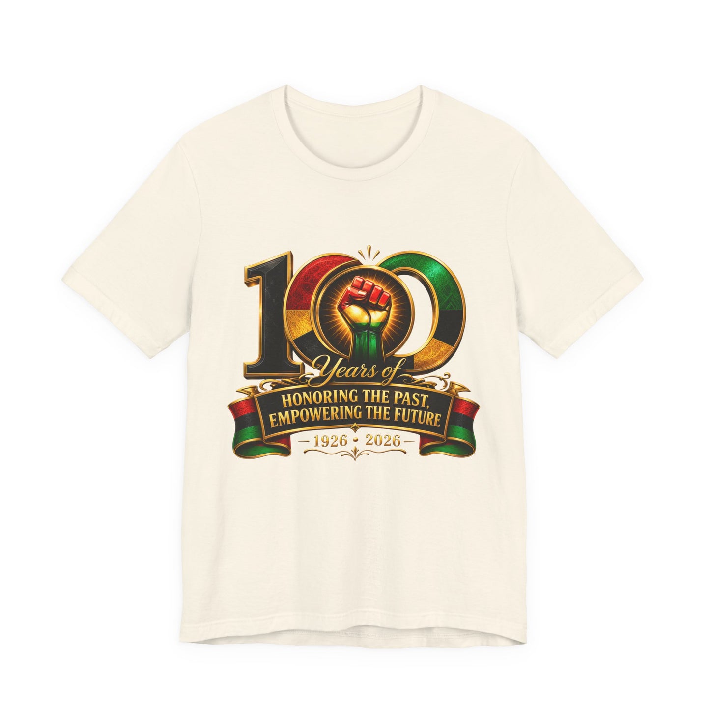 100 Years Anniversary Tee — "Honoring the Past, Empowering the Future" Centennial T-Shirt (1926–2026)