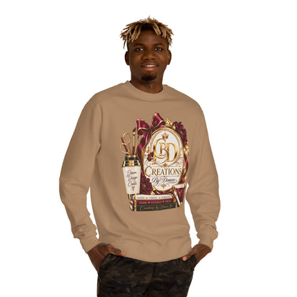 Creations by Damaris Graphic Sweatshirt — Cozy Artist Logo Crewneck