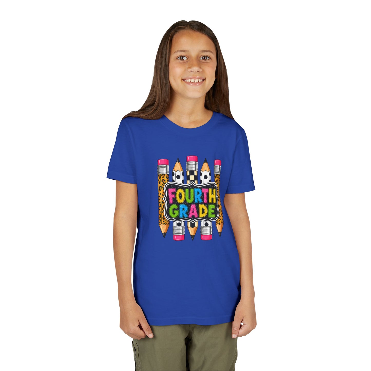 Fourth Grade Pencil Kids Tee – Back to School Youth Shirt