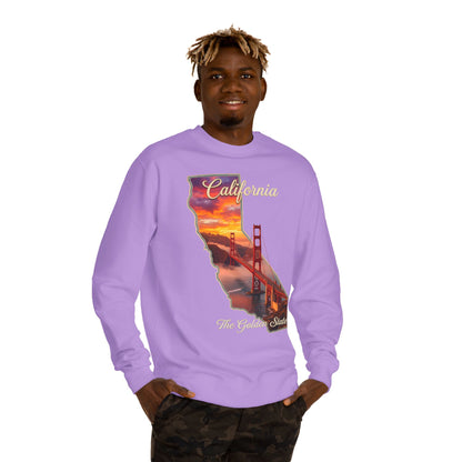 California Golden State Sweatshirt — Golden Gate Sunset Crew