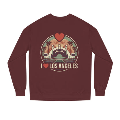 Los Angeles Crewneck Sweatshirt – I  Los Angeles Retro Cityscape