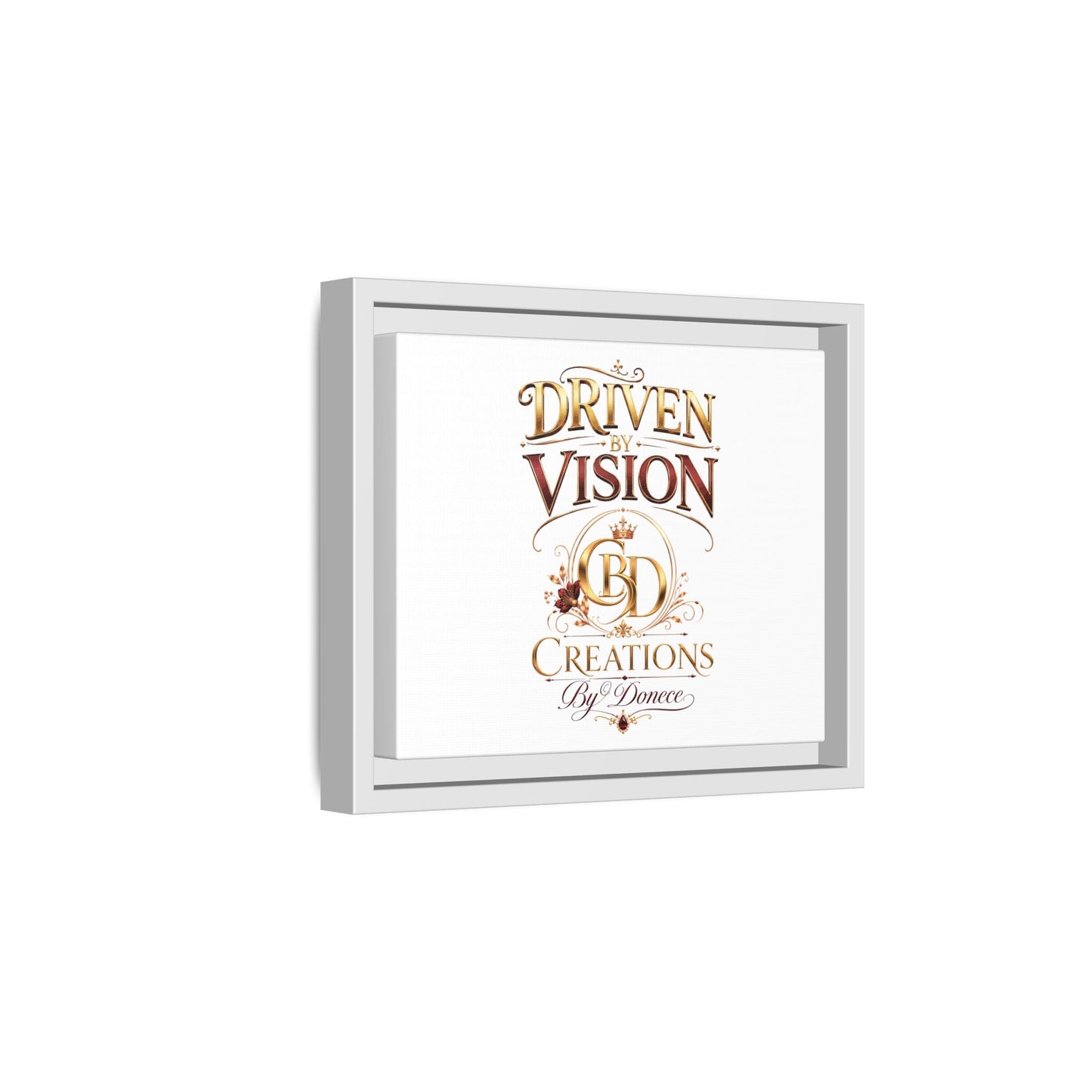 Driven by Vision Framed Canvas Wall Art