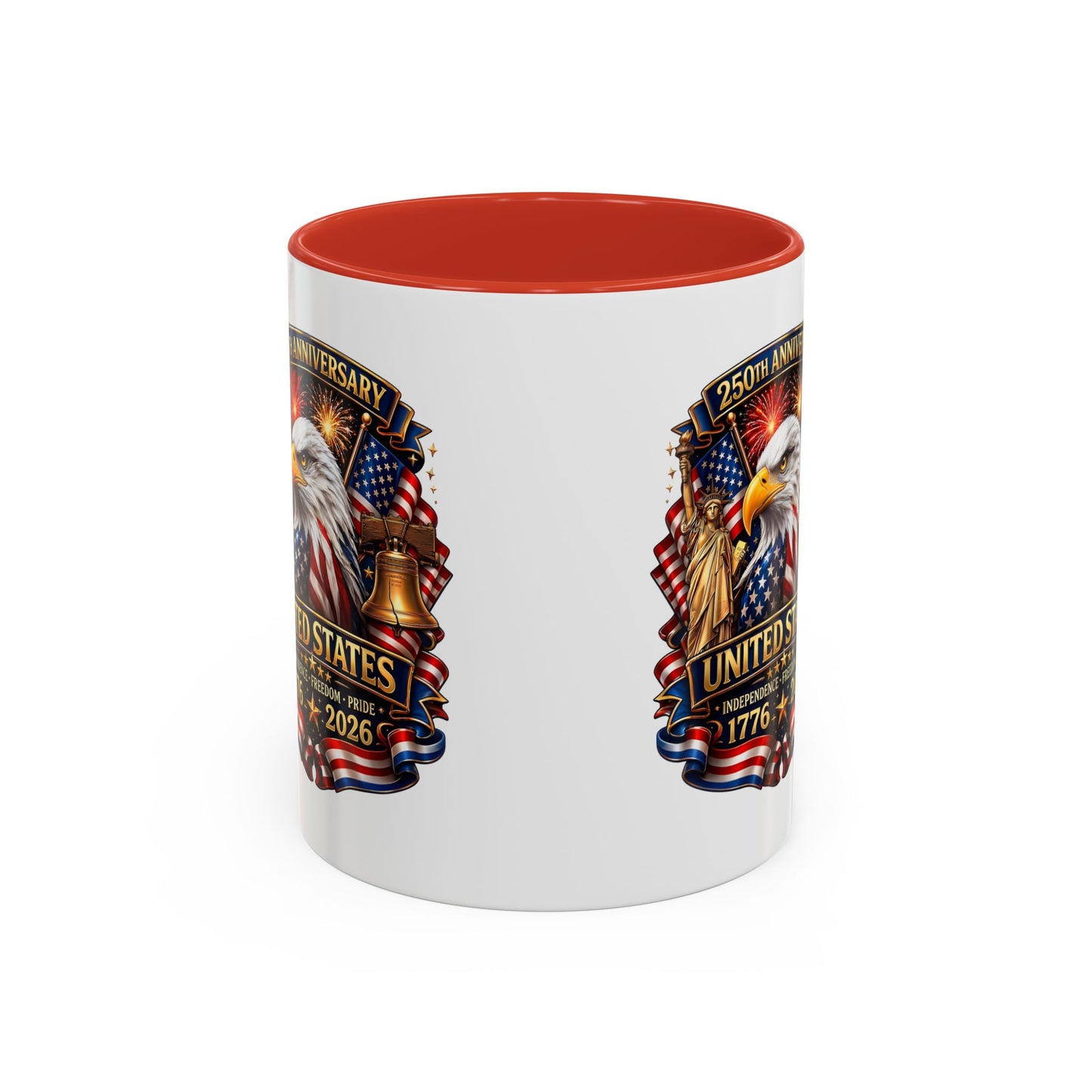 250th Anniversary United States Eagle Coffee Mug – Patriotic 1776–2026 Accent Mug