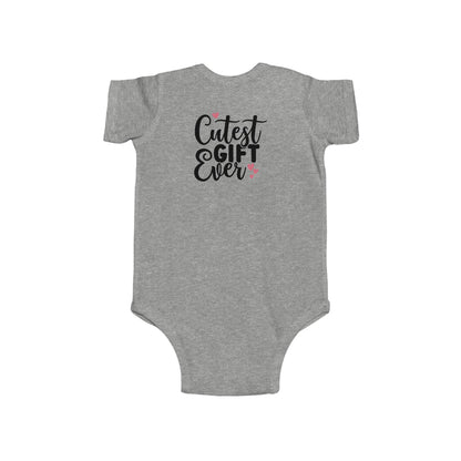 Infant Bodysuit "Cutest Gift Ever" – New Baby Shower & Arrival Onesie