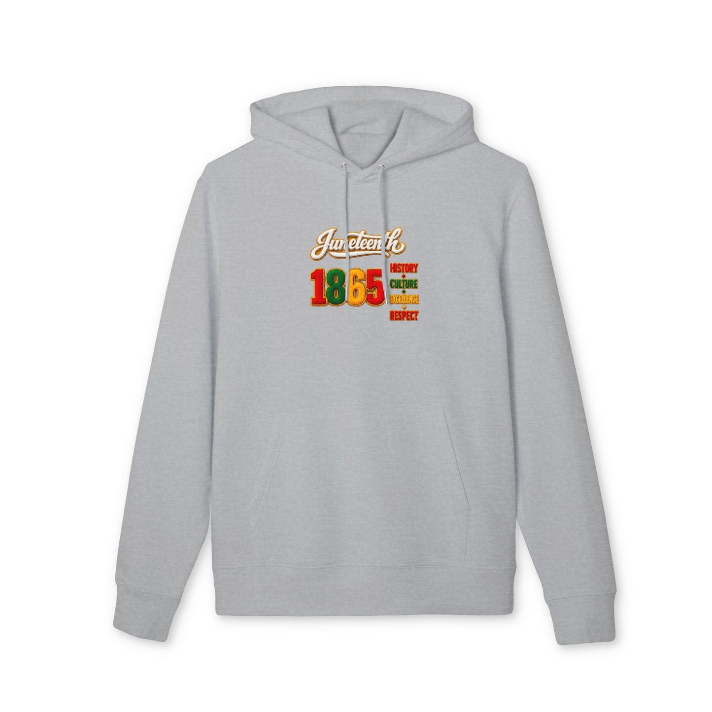 Juneteenth 1865 Hoodie — History, Courage, Resilience, Respect Pullover
