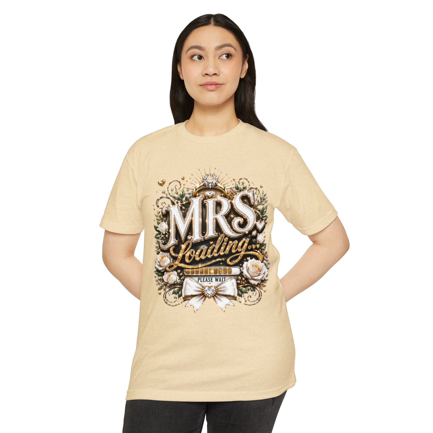 Mrs Loading T-Shirt — Bridal Pregnancy Announcement Tee