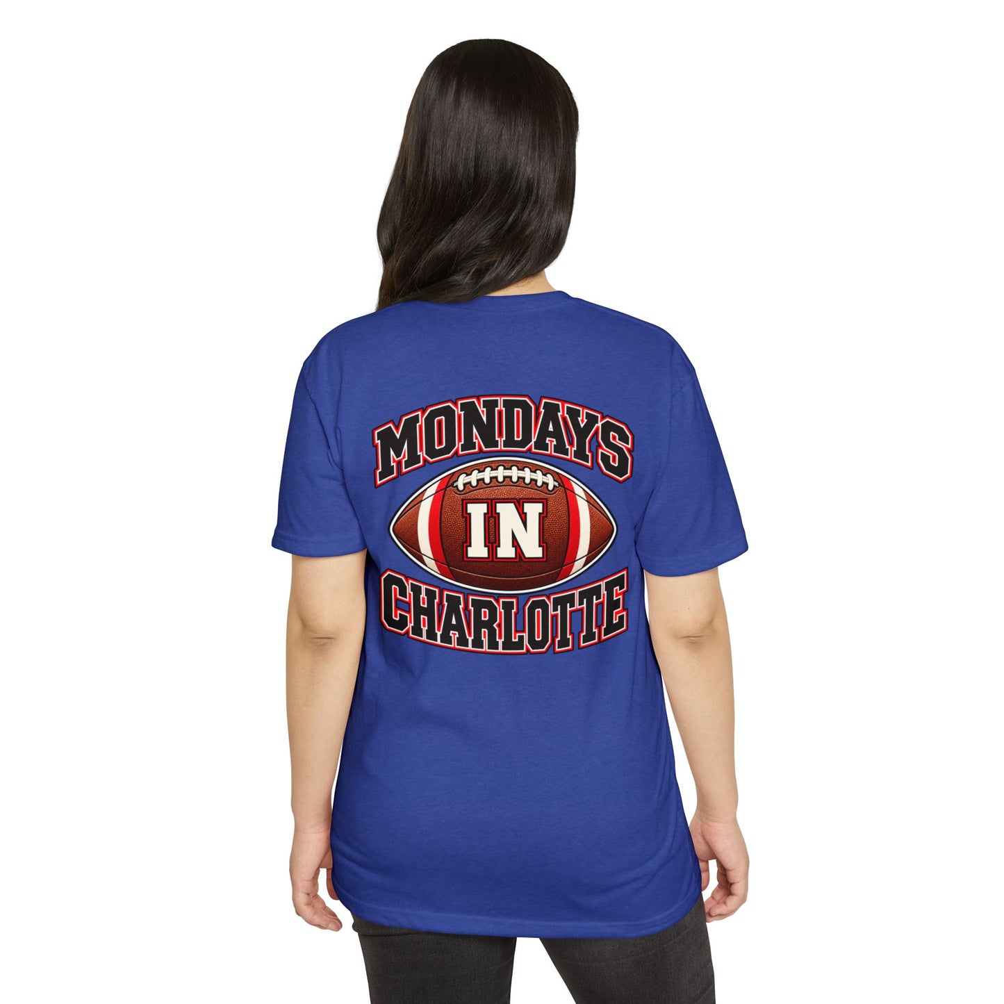 Mondays In Charlotte Football T‑Shirt