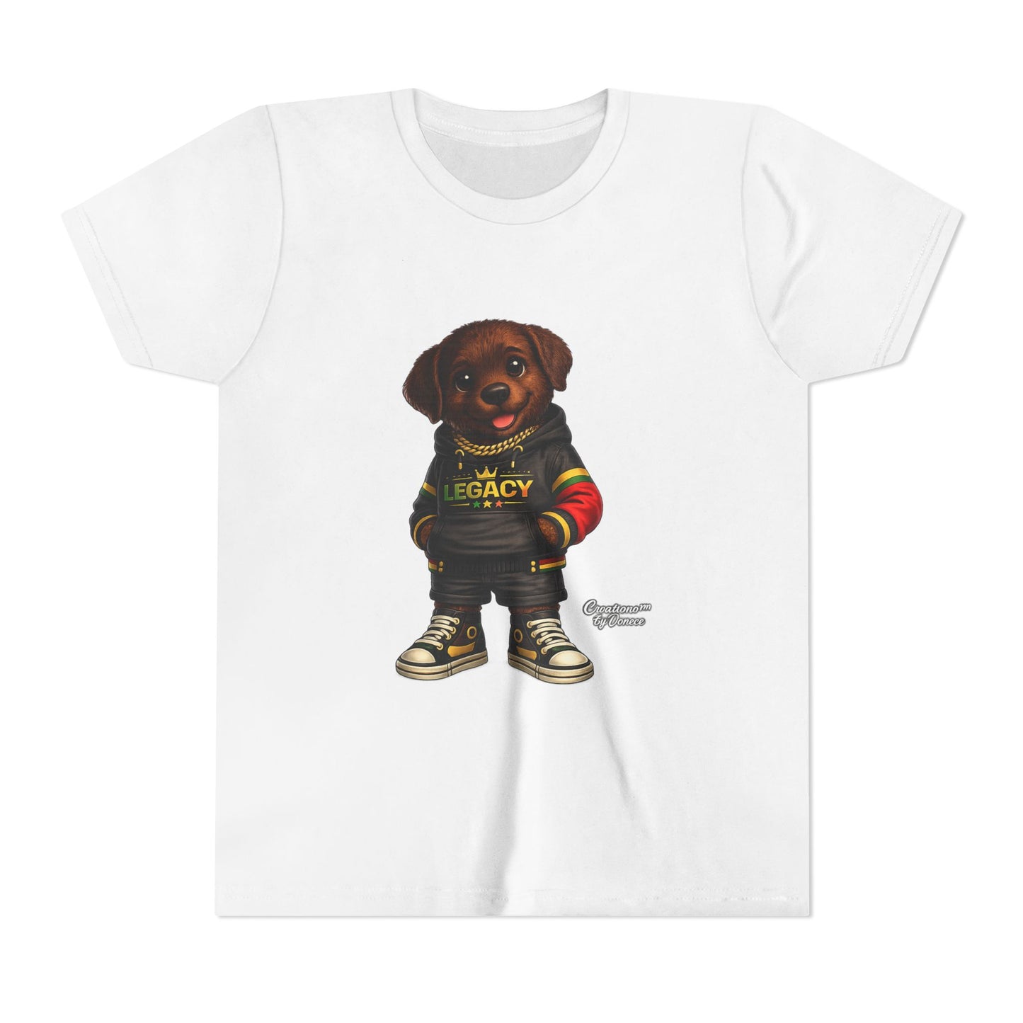 Youth Dog Tee — 'Legacy' Streetwear Puppy Graphic Shirt