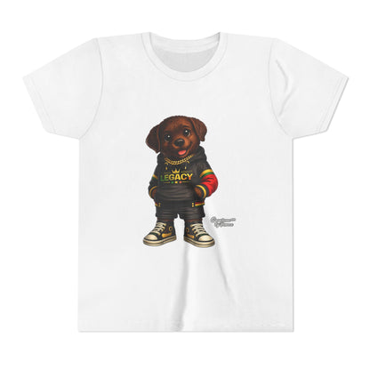 Youth Dog Tee — 'Legacy' Streetwear Puppy Graphic Shirt