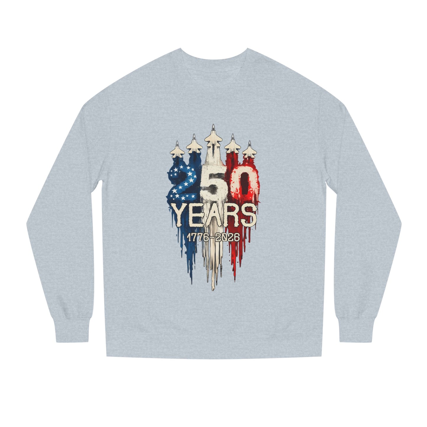 50 Years Anniversary Sweatshirt — Patriotic USA Flag Design (1971–2021)